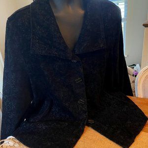 Habitat Tapestry Black Swing Jacket